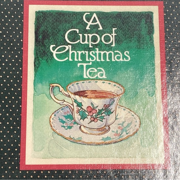 A Cup of Christmas Tea Tom Hegg Hardcover Autographed Copy 1982 - Picture 2 of 9